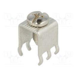 1 pcs x KEYSTONE - 7808 - Terminal: screw terminal, THT,screw terminal, silver, Thread: M5