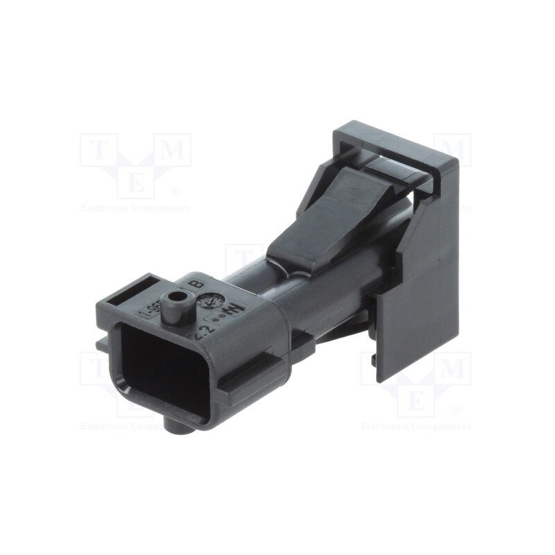 1 pcs x TE Connectivity - 1-965421-1 - Connector: automotive, JPT, male, plug, for cable, PIN: 2, black