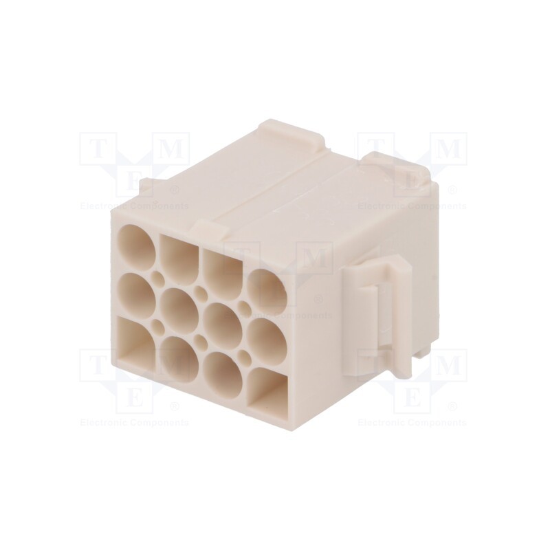 1 pcs x MOLEX - 19/09/2127 - Connector: wire-wire/PCB, socket,plug, Standard .093', PIN: 12