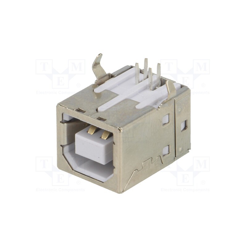 1 pcs x KEYSTONE - 924 - Socket, USB B, on PCBs, THT, PIN: 4, angled 90°, USB 2.0, 1A, 30V