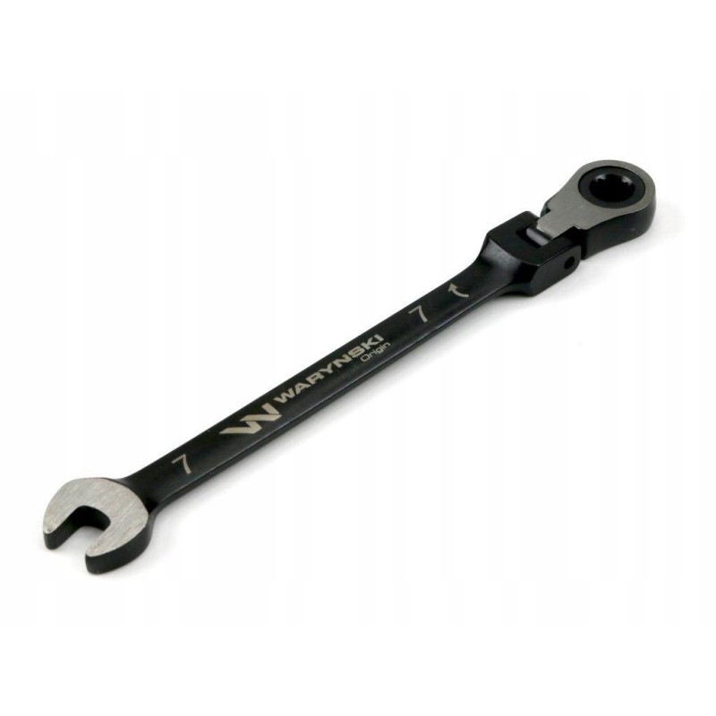 7 mm open-end wrench with 72 teeth ratchet
