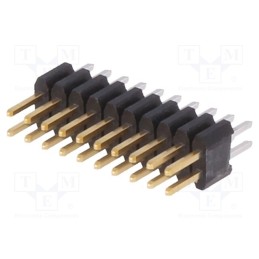 1 pcs x Amphenol Communications Solutions - 20021111-00020T4LF - Pin header, pin strips, Minitek127®, male, PIN: 20, straight, T