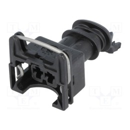 1 pcs x TE Connectivity - 282189-1 - Connector: automotive, JPT, female, plug, for cable, PIN: 2, black