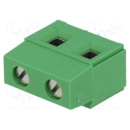 1 pcs x TE Connectivity - 282844-2 - PCB terminal block, angled 90°, 7.5mm, ways: 2, on PCBs, terminal