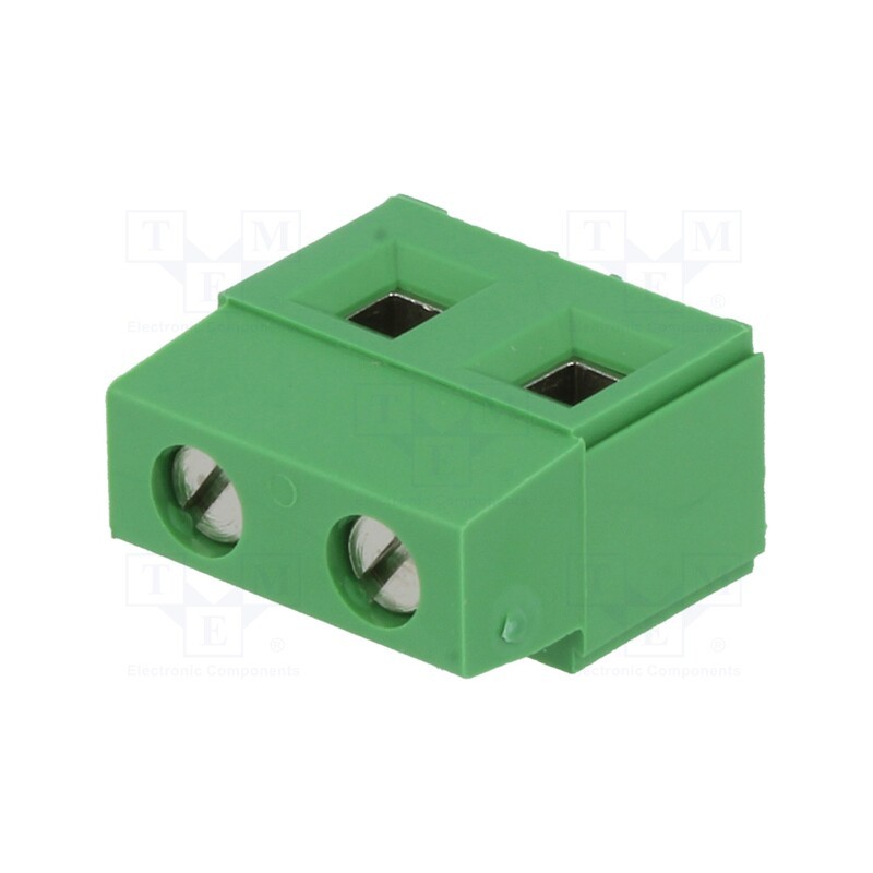1 pcs x TE Connectivity - 282844-2 - PCB terminal block, angled 90°, 7.5mm, ways: 2, on PCBs, terminal