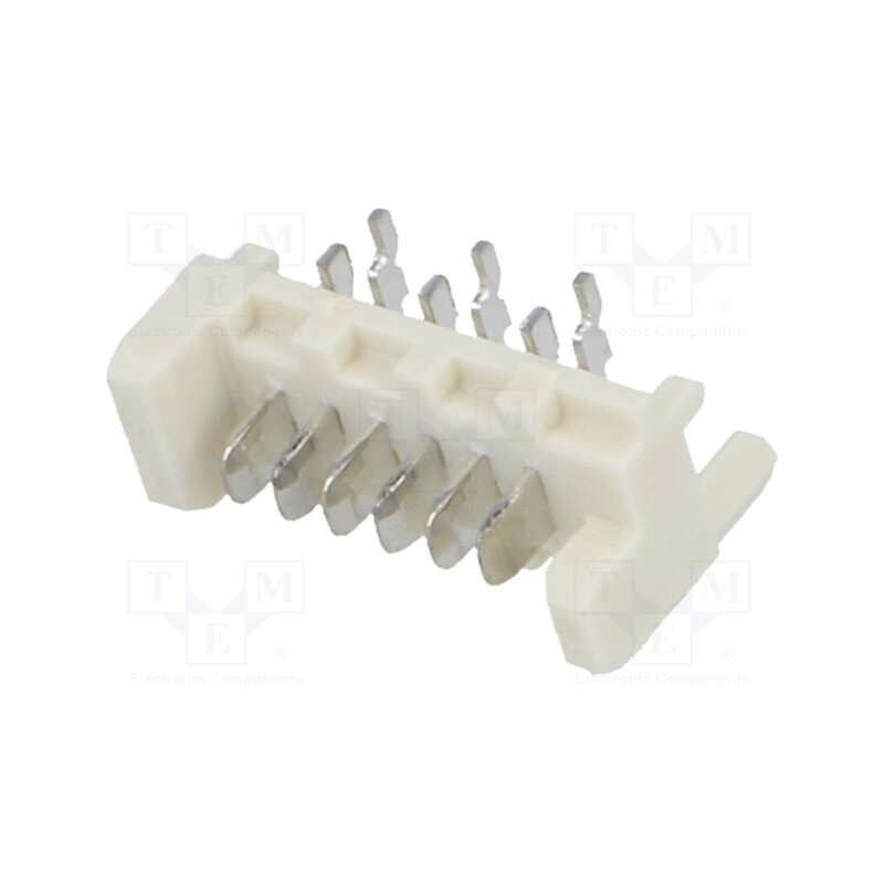 1 pcs x MOLEX - 908140806 - Socket, wire-board, male, PIN: 6, 1.27mm, SMT, PicoFlex, 1.2A, tinned