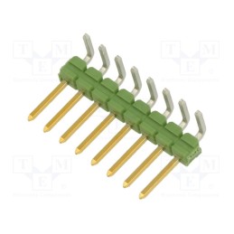 1 pcs x TE Connectivity - 825437-8 - Pin header, pin strips, AMPMODU MOD II, male, PIN: 8, angled 90°