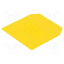 1 pcs x POKu00d3J - A41-0101 - End/partition plate, yellow, Width: 1mm, polyamide, -25÷100°C