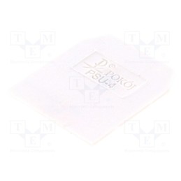 1 pcs x POKu00d3J - A41-0108 - End/partition plate, grey, Width: 1mm, polyamide, -25÷100°C