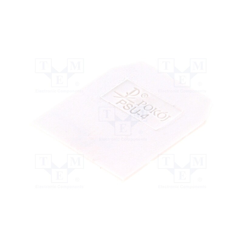 1 pcs x POKu00d3J - A41-0108 - End/partition plate, grey, Width: 1mm, polyamide, -25÷100°C