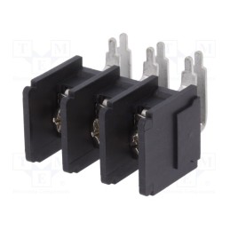 1 pcs x DEGSON ELECTRONICS - DG66RT-03P-13-00AH - PCB terminal block, angled 90°, 11mm, ways: 3, on PCBs, 4mm2, 32A