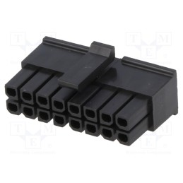 1 pcs x MOLEX - 430251600 - Plug, wire-board, female, Micro-Fit 3.0, 3mm, PIN: 16, w/o contacts