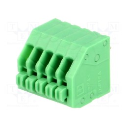 1 pcs x PHOENIX CONTACT - PTSA 0,5/ 5-2,5-Z 1990038 - PCB terminal block, angled 45°, 2.5mm, ways: 5, on PCBs, terminal