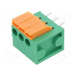 1 pcs x AMPHENOL ANYTEK - HA0370500000G - PCB terminal block, straight, 3.81mm, ways: 3, on PCBs, terminal