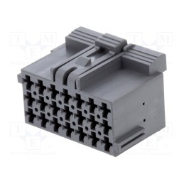 1 pcs x TE Connectivity - 1-967625-2 - Connector: automotive, JPT, female, plug, for cable, PIN: 21, grey