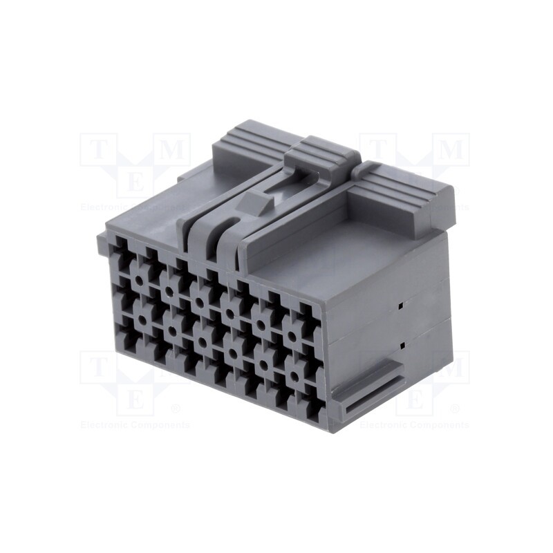 1 pcs x TE Connectivity - 1-967625-2 - Connector: automotive, JPT, female, plug, for cable, PIN: 21, grey