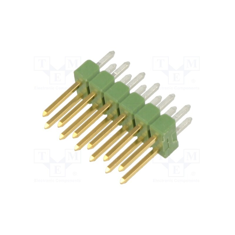 1 pcs x TE Connectivity - 826632-6 - Pin header, pin strips, AMPMODU MOD II, male, PIN: 12, straight