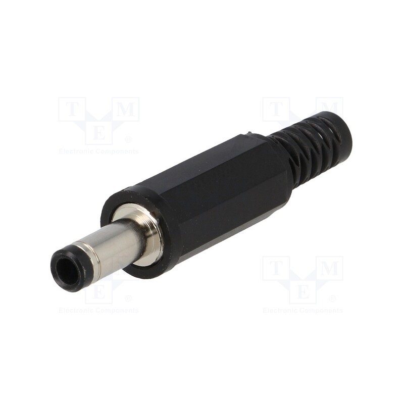 1 pcs x LUMBERG - 1636 02 - Plug, DC supply, female, 4/1.7mm, with strain relief, for cable