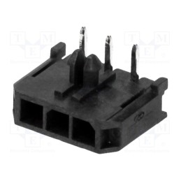 1 pcs x MOLEX - 436500300 - Socket, wire-board, male, Micro-Fit 3.0, 3mm, PIN: 3, THT, 5A, tinned