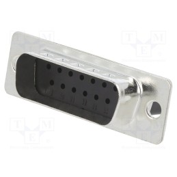 1 pcs x ENCITECH - DBC15-SP - D-Sub, PIN: 15, plug, male, for cable, crimped, Type: w/o contacts