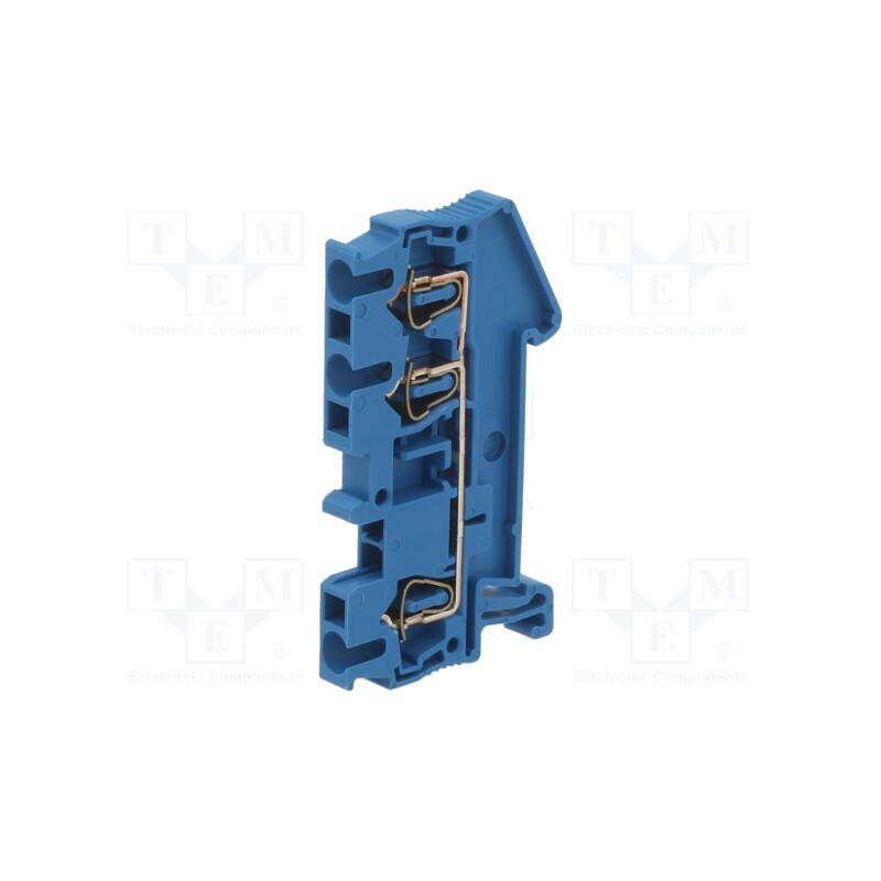 1 pcs x PHOENIX CONTACT - 3031254 - Splice terminal: rail, 0.08÷2.5mm2, ways: 1, terminals: 3, blue