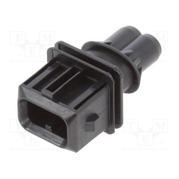1 pcs x TE Connectivity - 106462-1 - Connector: automotive, JPT, male, plug, for cable, PIN: 2, black