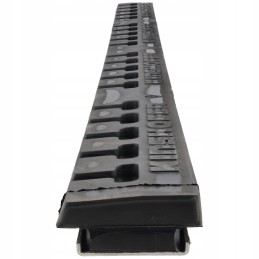 Rubber km 381 20 1250 mm smooth notched