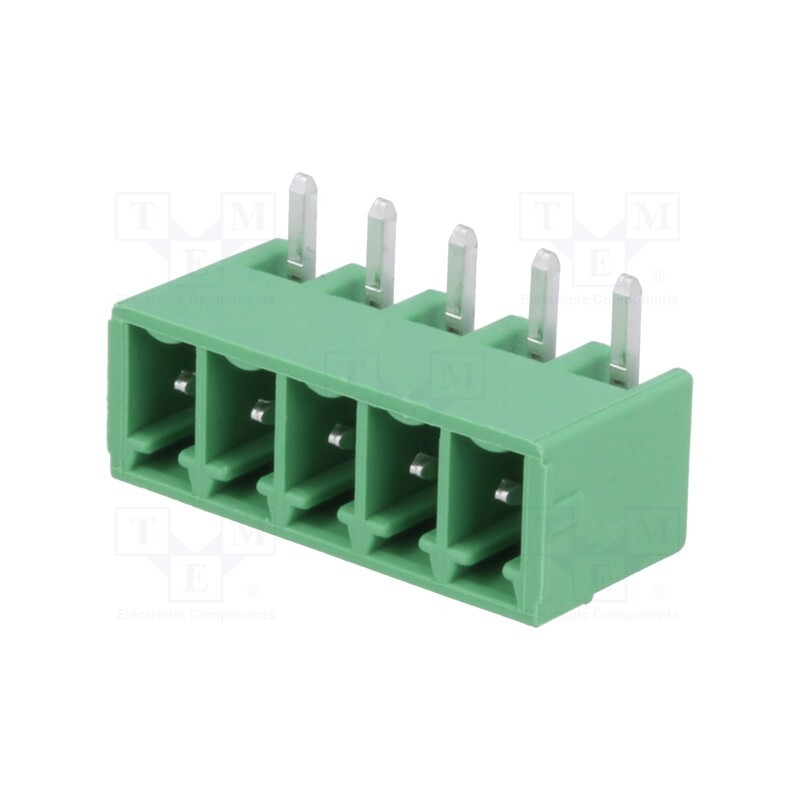 1 pcs x PHOENIX CONTACT - MC 1,5/ 5-G-3,81 1803303 - Pluggable terminal block, 3.81mm, ways: 5, angled 90°, socket