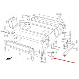 670588 0 mounting plate for intake channel