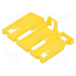 1 pcs x POKu00d3J - A18-4001 - Fixing element, TS35, -25÷100°C, Body: yellow