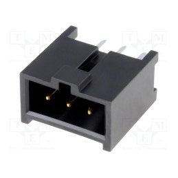 1 pcs x MOLEX - 901361203 - Socket, rectangular, male, PIN: 3, straight, THT, gold-plated