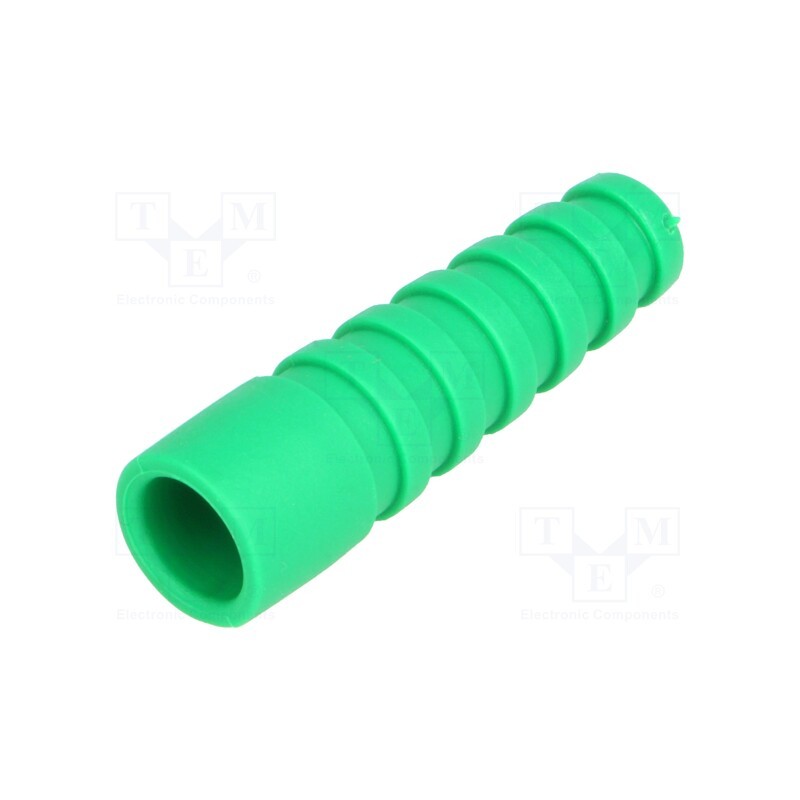1 pcs x MH CONNECTORS - RG59/62SRB-G - Strain relief, RG59,RG62, green, Application: BNC plugs, 10pcs.