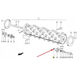 504030 0 rotor felt ring 35 x 48 x 5