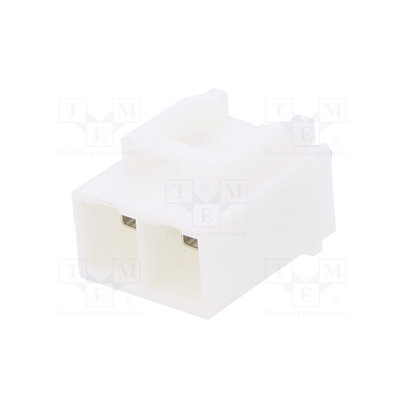 1 pcs x JST - B02P-VL - Socket, wire-board, male, PIN: 2, on PCBs, Plating: tinned, 6.2mm