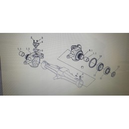 Adjusting washer 0 10 Pronar Zefir 85 final drive