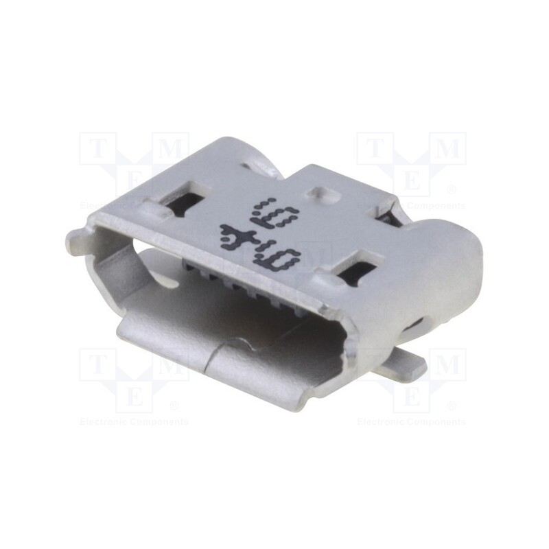 1 pcs x MOLEX - 473460001 - Socket, USB B micro, on PCBs, SMT, PIN: 5, horizontal, USB 2.0, reel