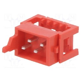 1 pcs x TE Connectivity - 7-215083-4 - Micro-MaTch, plug, male, PIN: 4, IDC, for ribbon cable, Layout: 2x2