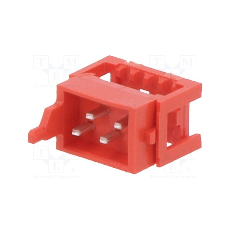 1 pcs x TE Connectivity - 7-215083-4 - Micro-MaTch, plug, male, PIN: 4, IDC, for ribbon cable, Layout: 2x2