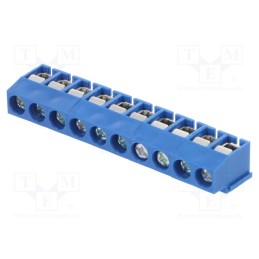 1 pcs x ECE - ETB11100B000Z - PCB terminal block, angled 90°, 5mm, ways: 10, on PCBs, 2.5mm2