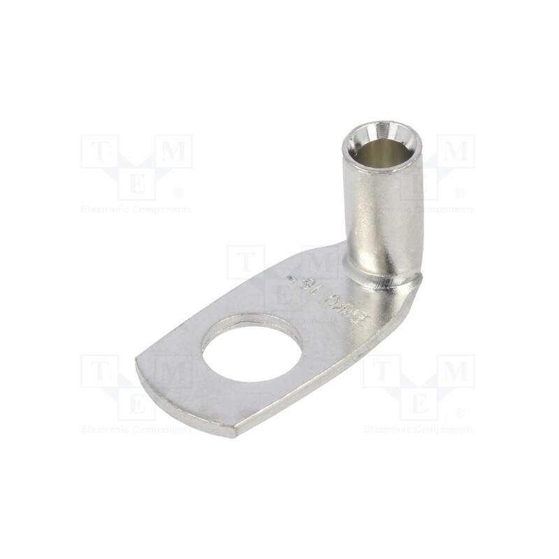 1 pcs x ERKO - KCS90_10-16/10 - Tip: ring tube, M10, 16mm2, crimped, for cable, angled 90°, tinned