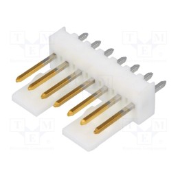 1 pcs x MOLEX - 22292071 - Socket, wire-board, male, KK 254, 2.54mm, PIN: 7, THT, gold-plated