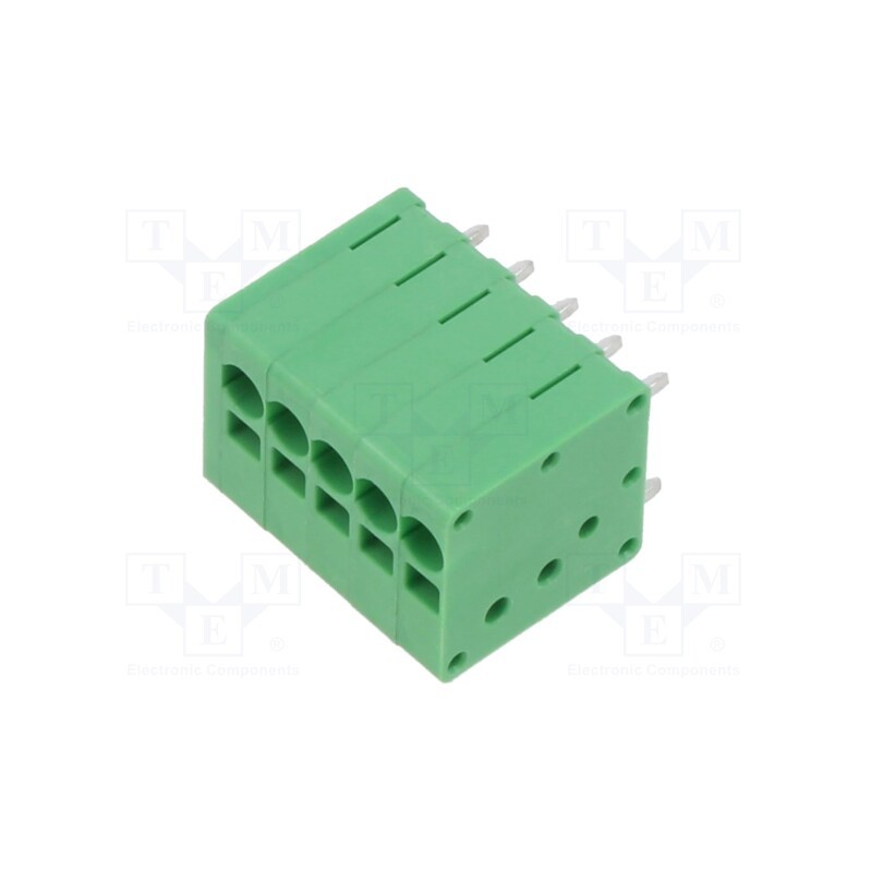 1 pcs x ADAM TECH - EB163A-05-A-180 - PCB terminal block, Contacts ph: 3.5mm, ways: 5, straight, on PCBs