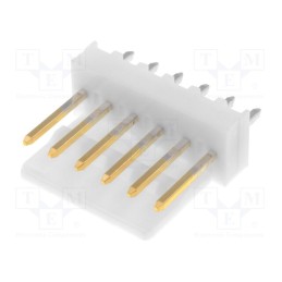 1 pcs x MOLEX - 22292061 - Socket, wire-board, male, KK 254, 2.54mm, PIN: 6, snapped-in, THT