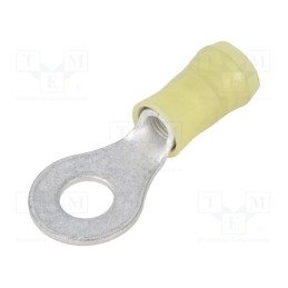 1 pcs x TE Connectivity - 130205 - Tip: ring, M6, Ø: 6.35mm, 3÷6mm2, crimped, for cable, insulated