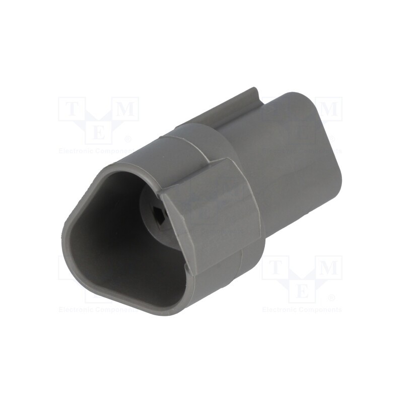 1 pcs x DEUTSCH - DT04-3P - Connector: wire-wire, DT, male, plug, for cable, PIN: 3, grey, IP68