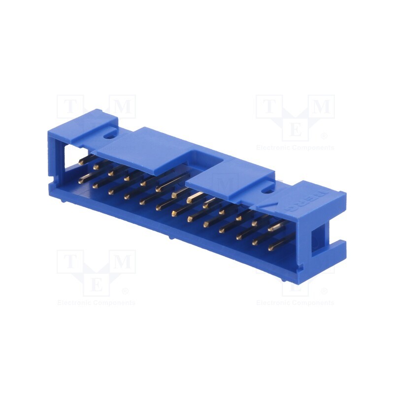 1 pcs x Amphenol Communications Solutions - 75869-305LF - Socket, IDC, male, PIN: 26, straight, THT, gold-plated, 2.54mm, blue