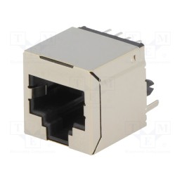 1 pcs x ENCITECH - RJJS-88-142-E1V-002 - Socket, RJ45, PIN: 8, Cat: 5, shielded, Layout: 8p8c, THT, straight