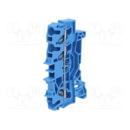 1 pcs x WAGO - 2002-1304 - Splice terminal: rail, 2.5mm2, ways: 1, terminals: 3, blue, 2002