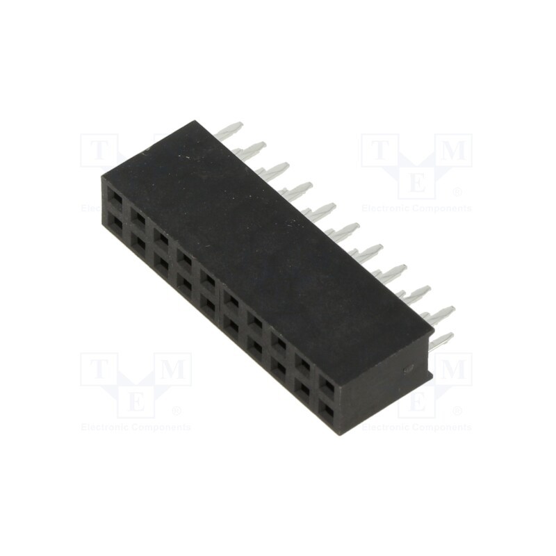 1 pcs x HARWIN - M20-7831046 - Socket, pin strips, female, 2.54mm, PIN: 20, THT, on PCBs, tinned