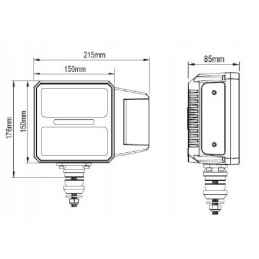 Combination front lamp for Skyled full LED plug